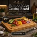 ARVENA™ BambooEdge Premium Cutting Board