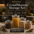 ARVENA™ CrystalMeasure Pantry Storage Set